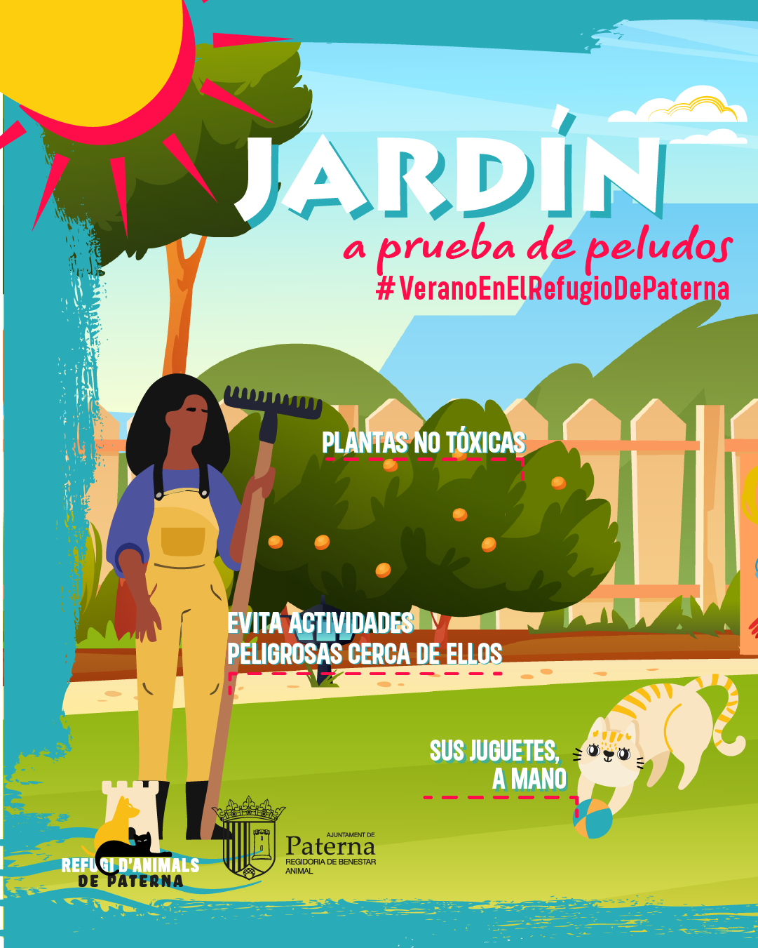 Prepara tu jardín para disfrutarlo con tu peludo